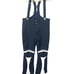 Feller Hosen Vintage Blue Ski Stretch Bib Overall Jumpsuit Made Austria Sz Large