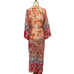 Bohemian Pink Floral Kimono Duster Beach Coverup Robe