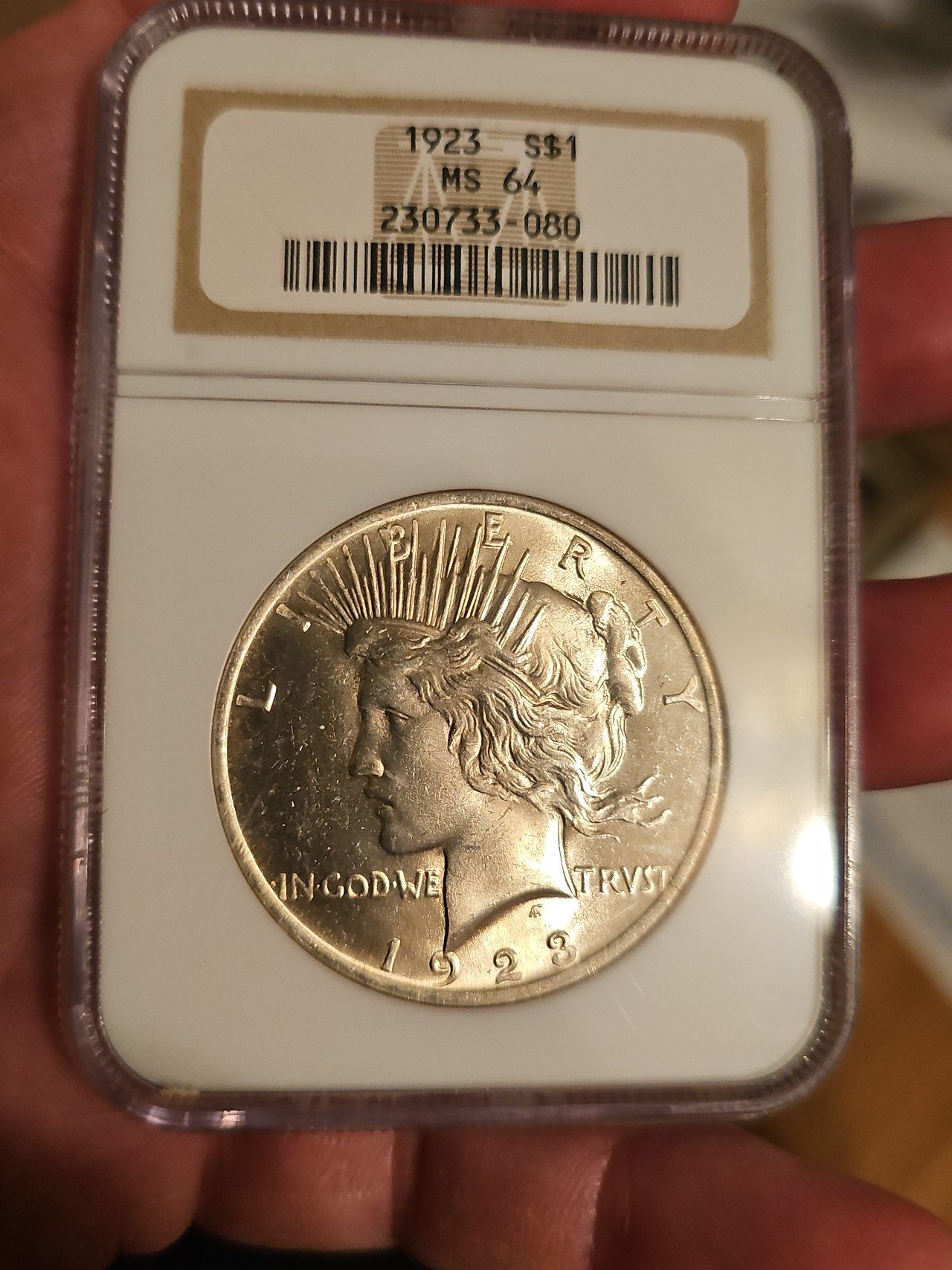 1923 peace dollar