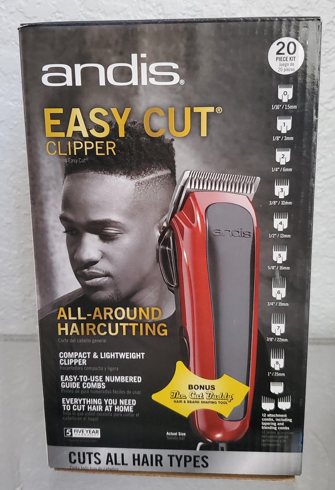 Andis Easy Cut Clippers 20 Piece Kit