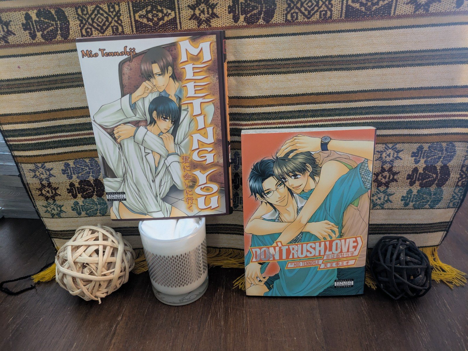 2 Book series! Meeting you and sequel, Don't rush love BL Manga by Mio Tennohji