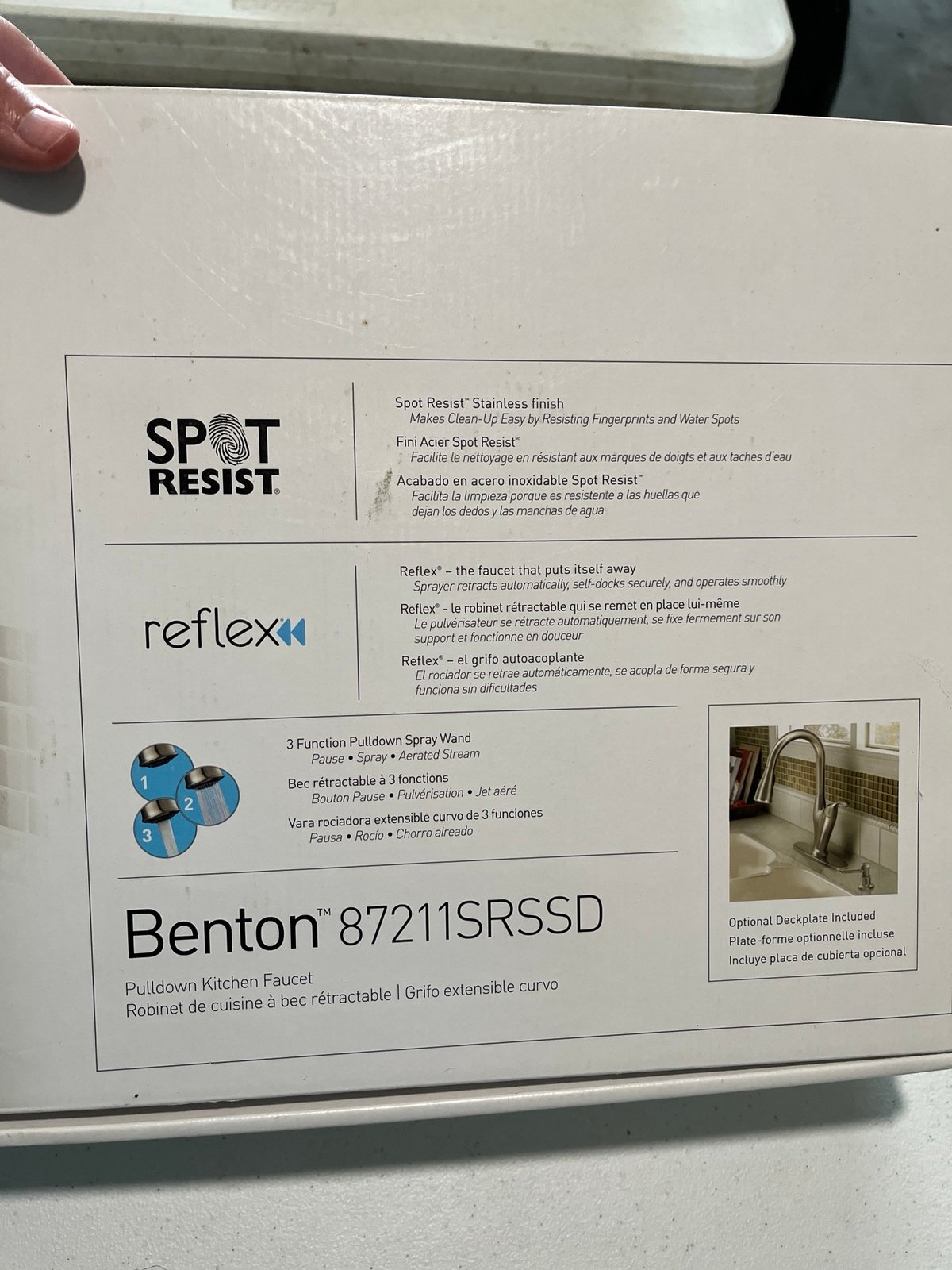 MOEN Benton kitchen faucet