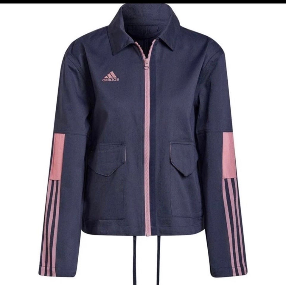 adidas Women's Tiro Cargo Jacket pink purple plus
