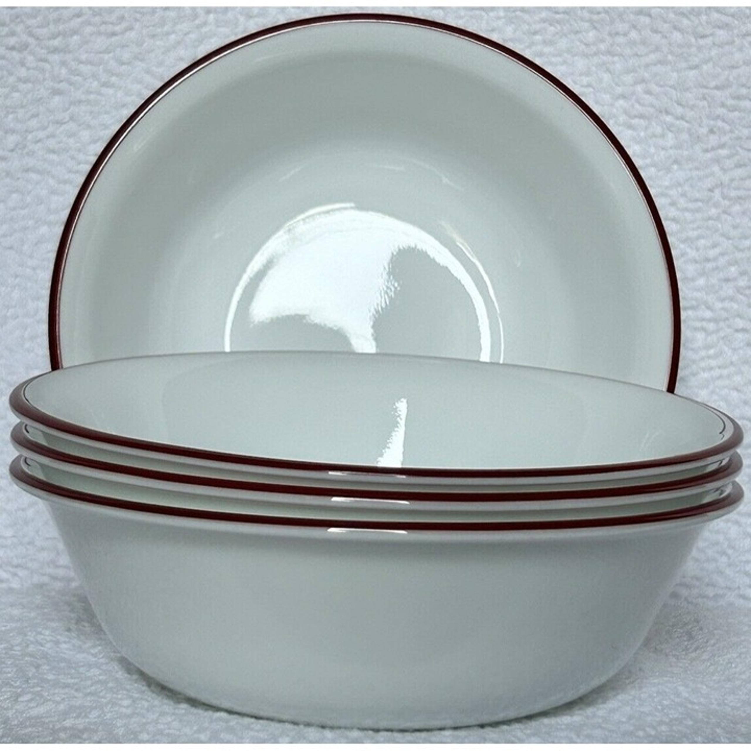 Corelle By Corning Cereal Bowls Set Of 4 Bandhani Discontinued c2012-2020 VGUC
