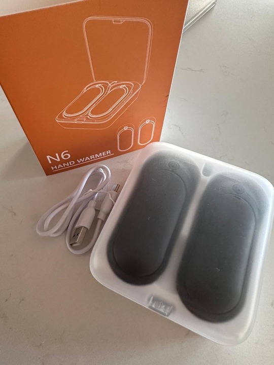 2 Pack 14000mAh Hand Warmers Rechargeable with AI Charging Case, Portable