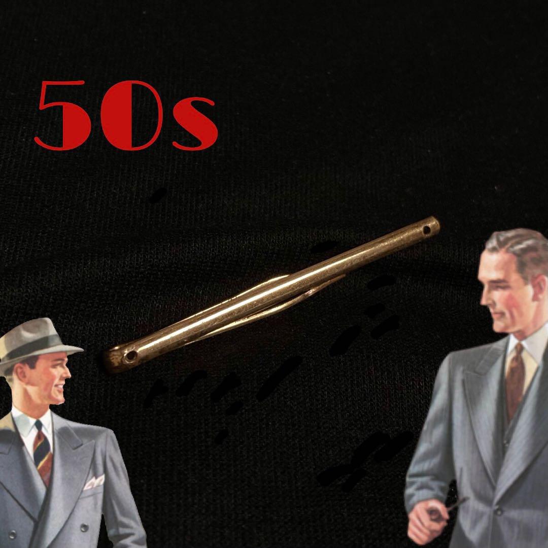 Vintage Tie Pin Clip Retro Rockabilly Vintage American