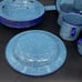 Blue Speckled Graniteware Enamelware Camping Bowls Cups Plates Pan LOT 20