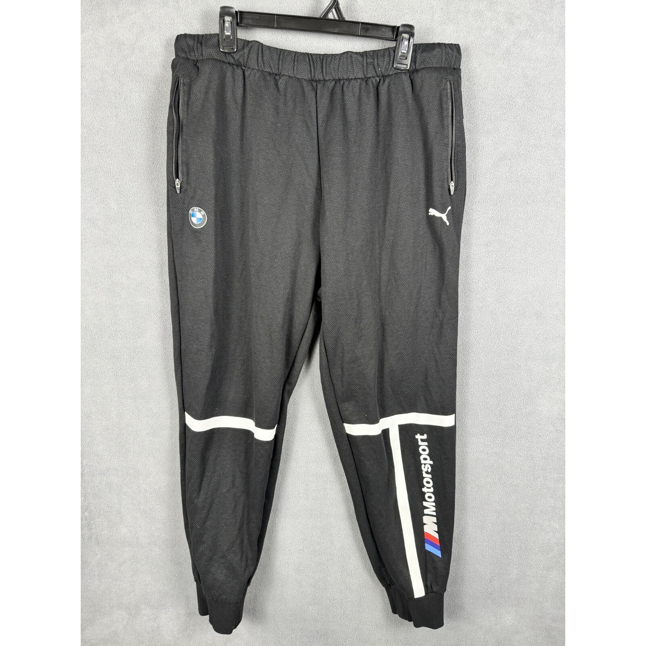 Puma Men's BMW Motorsport Logo Joggers Size XL Black