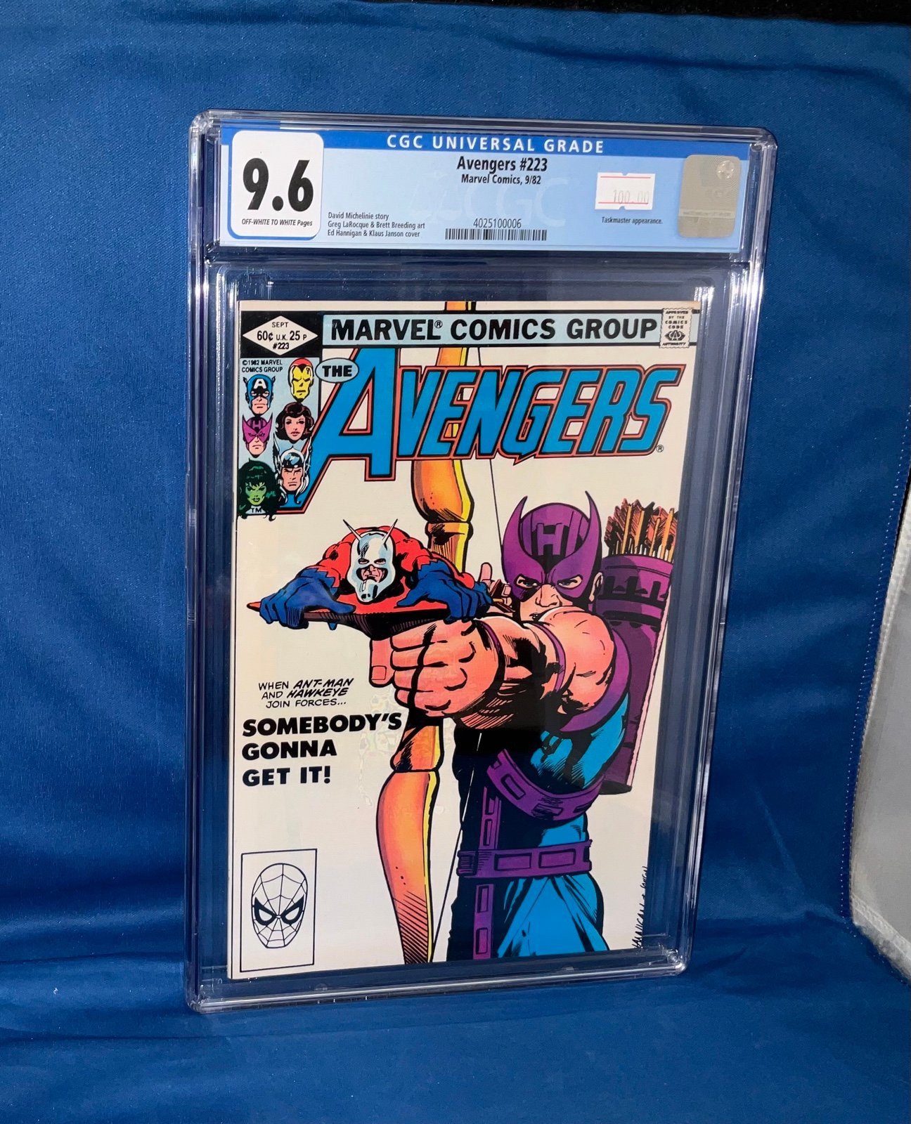 CGC Universal Grade 9.6 Avengers #223 Comic Book