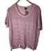 NWT TORRID Mauve Pink Fringe Pullover Knit Top Cotton Size 2X 18-20 MSRP 55.50