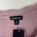 NWT TORRID Mauve Pink Fringe Pullover Knit Top Cotton Size 2X 18-20 MSRP 55.50