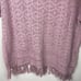 NWT TORRID Mauve Pink Fringe Pullover Knit Top Cotton Size 2X 18-20 MSRP 55.50