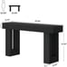 63-Inch Long Console Table, Wooden Rectangular Sofa Table Behind The Couch
