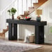 63-Inch Long Console Table, Wooden Rectangular Sofa Table Behind The Couch