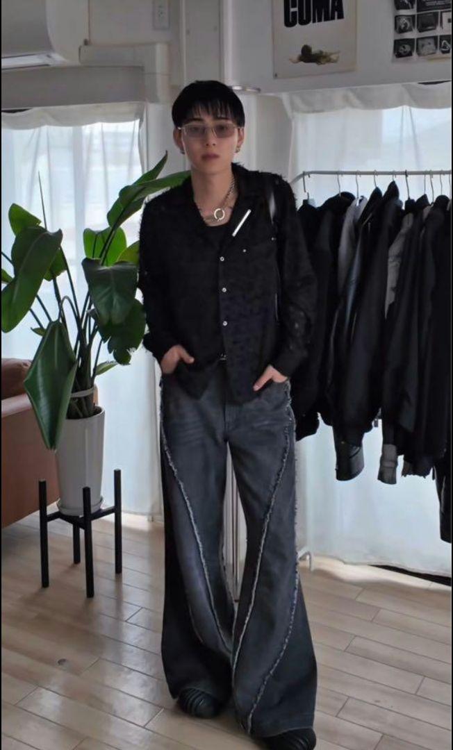 Jent Louis Bicolor Semi-Flare Denim S