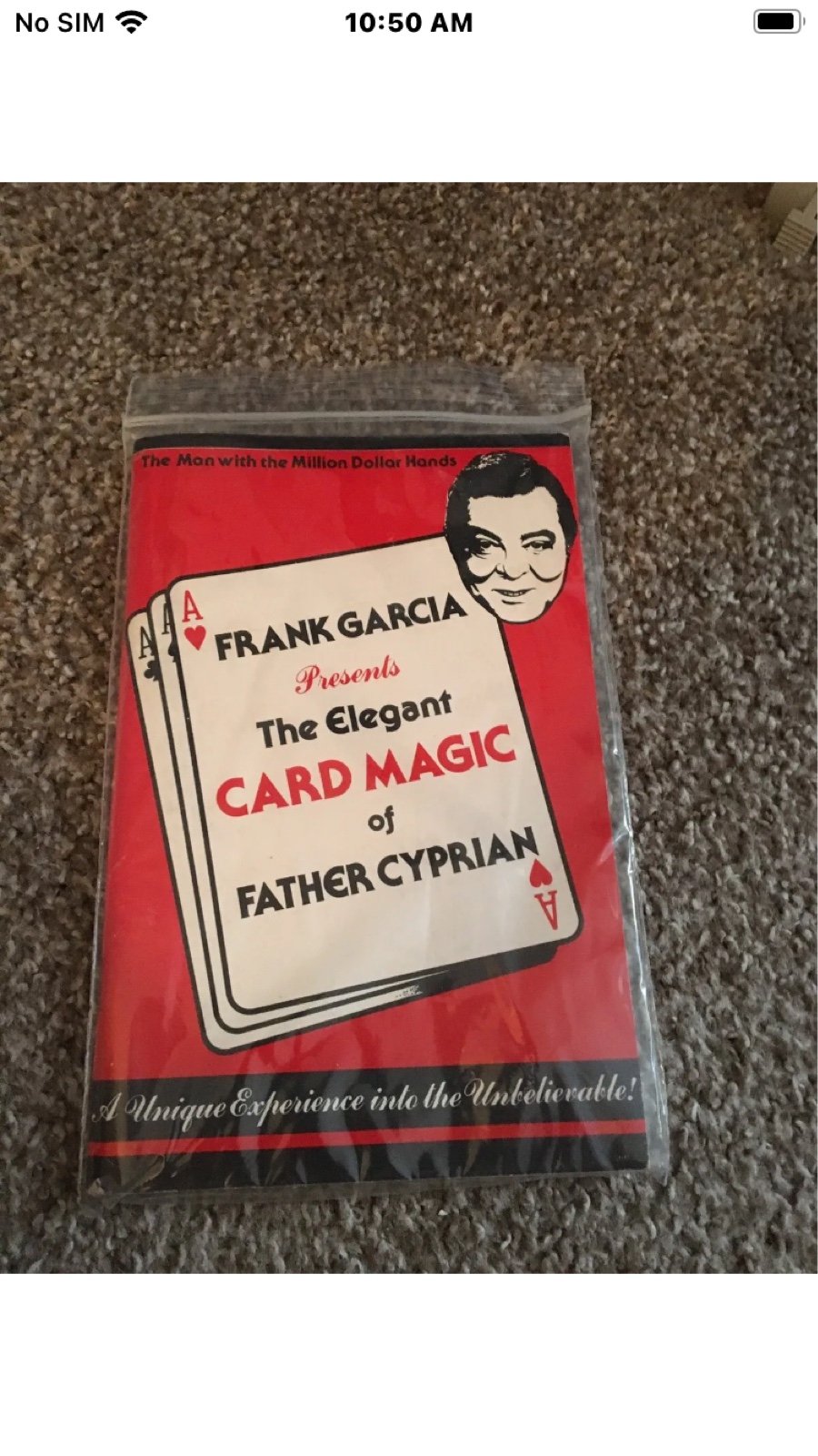 Frank Garcia Magic Book ( Card Magic)
