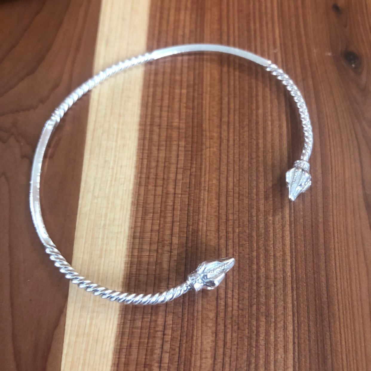 925 sterling silver Twist Cuff Bracelet