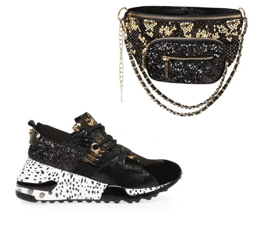 Steve Madden shoes and fanny/crossover p