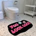 You Look Good Bath Mat Black Bathroom Rugs Cute Funny Bathroom Decor Door Mat