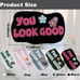 You Look Good Bath Mat Black Bathroom Rugs Cute Funny Bathroom Decor Door Mat