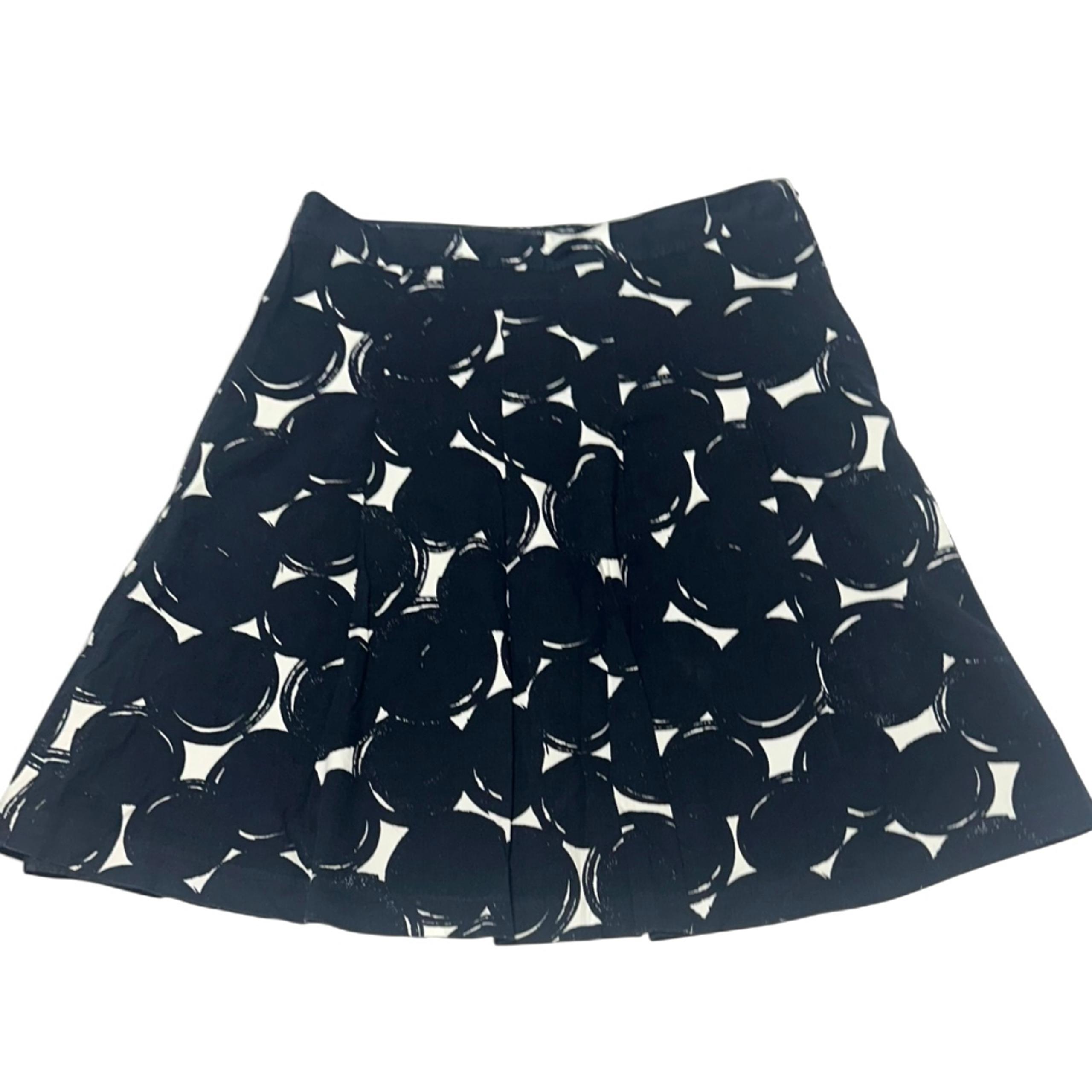 H&M Black & White Polka Dot Flared Skirt – Size 14 BNWOT