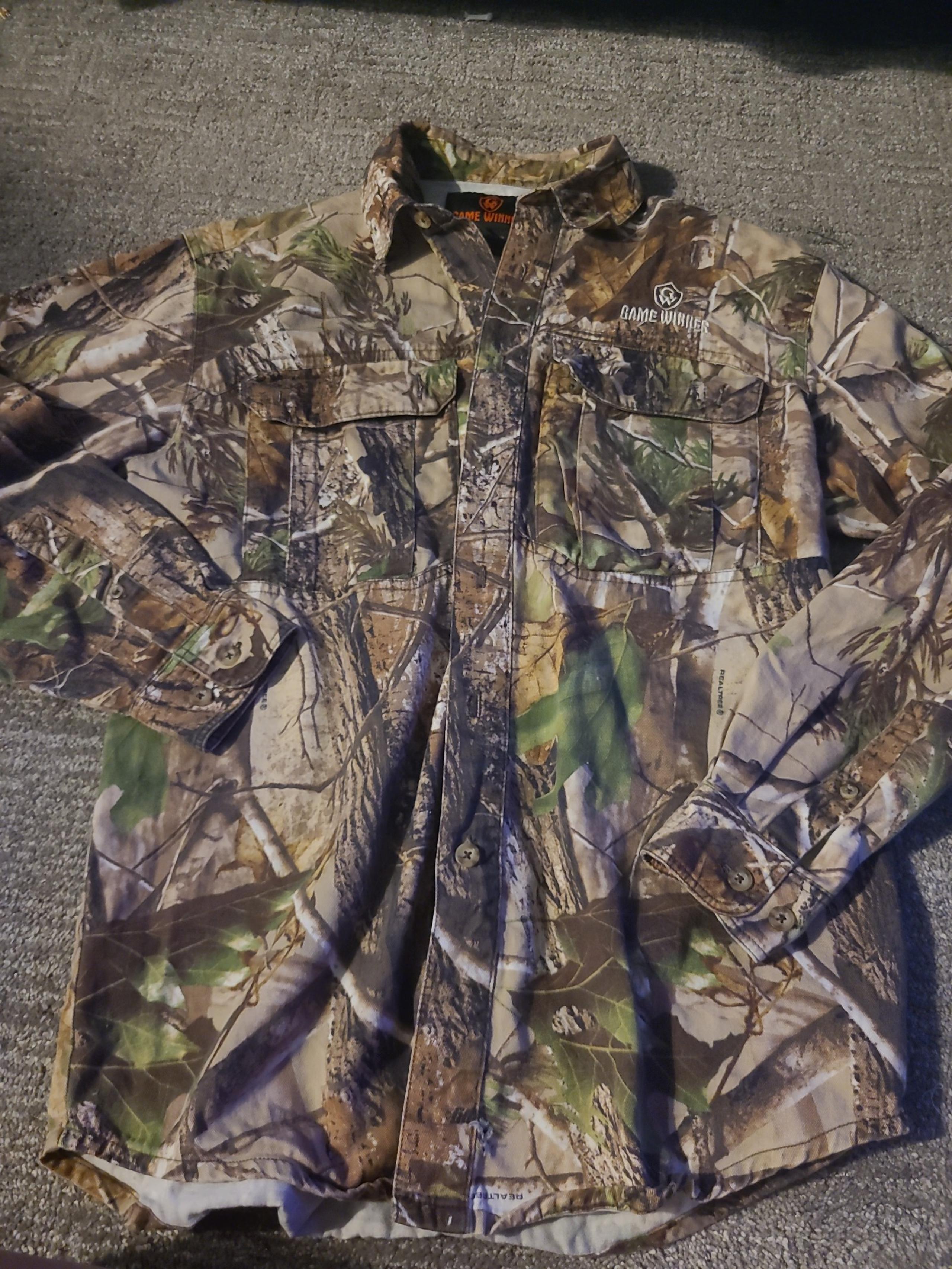 GAME winner camo shirt Small men's hunting