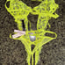 VS Lingerie Ziggy Glam Floral Lace Victorias Secret Strappy Teddy LARGE L