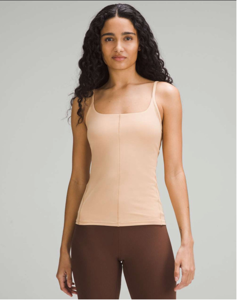 Lululemon Straight Strap Close-to-Body Shelf Tank Top Contour Size 6 B-1
