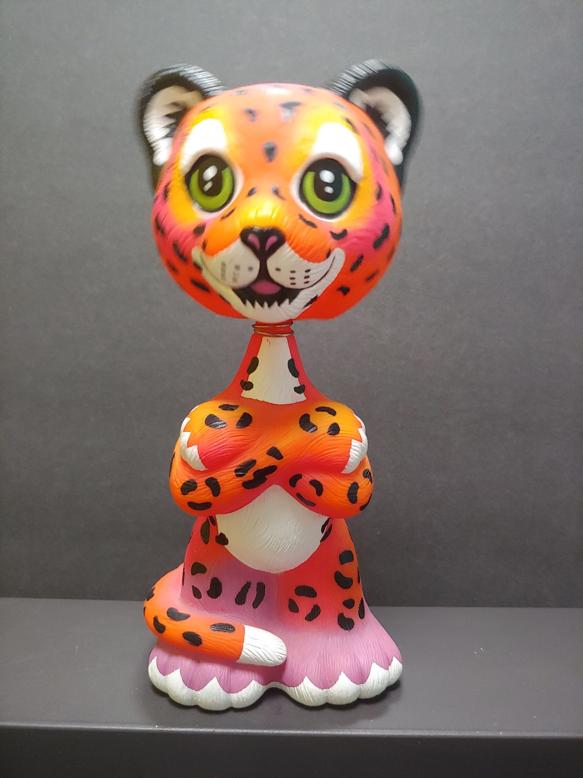 Vintage Lisa Frank Hunter Leopard shops Bobble Head