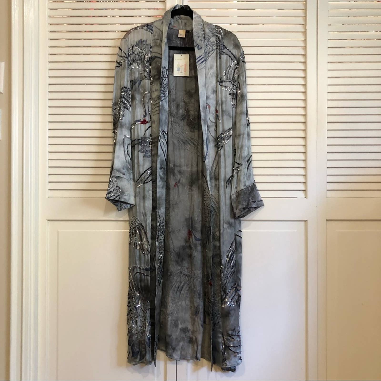 Vintage Sequin Kimono