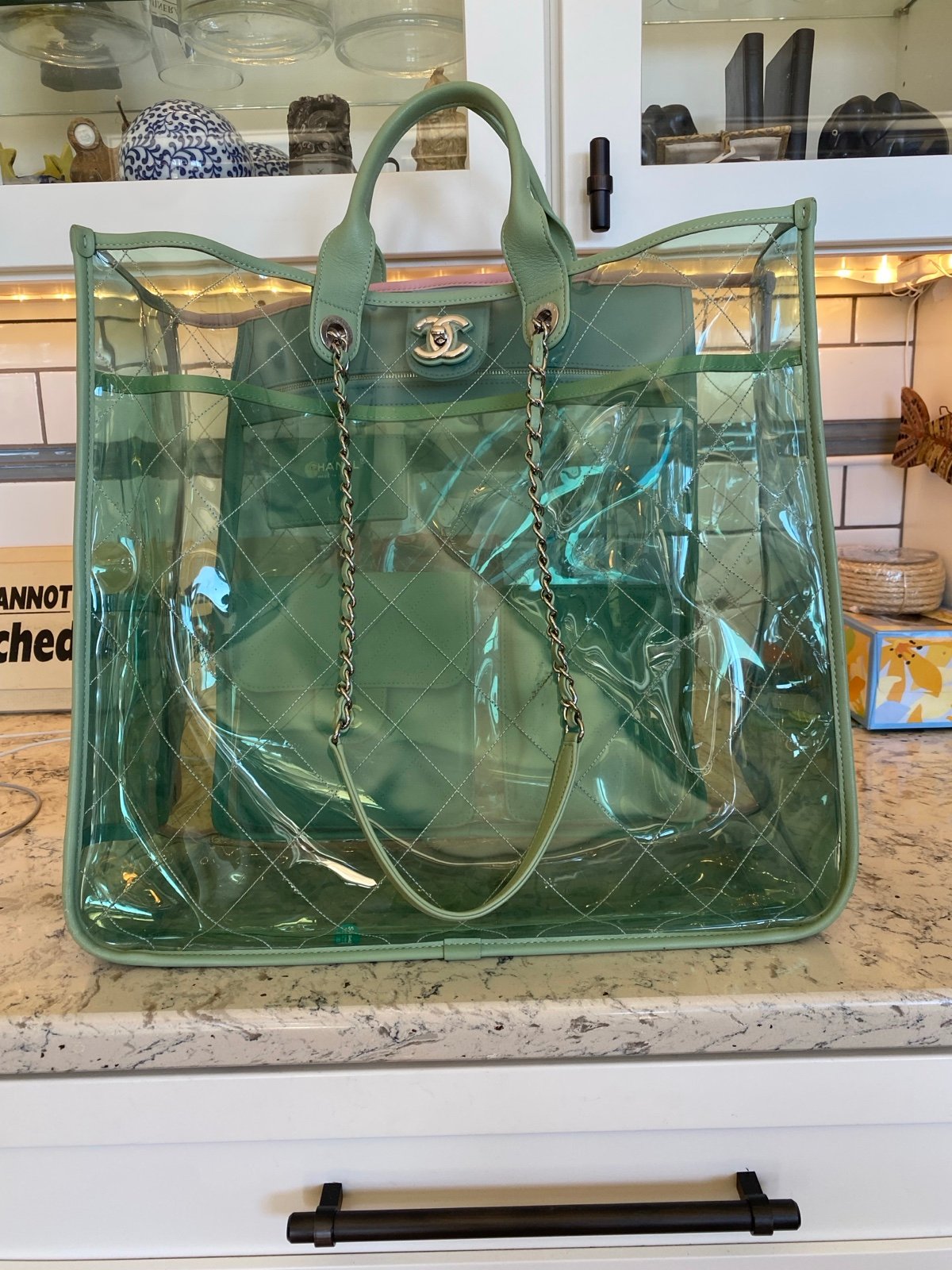 Chanel rare PVC Large tote