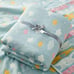Blue flower baby special bath towel