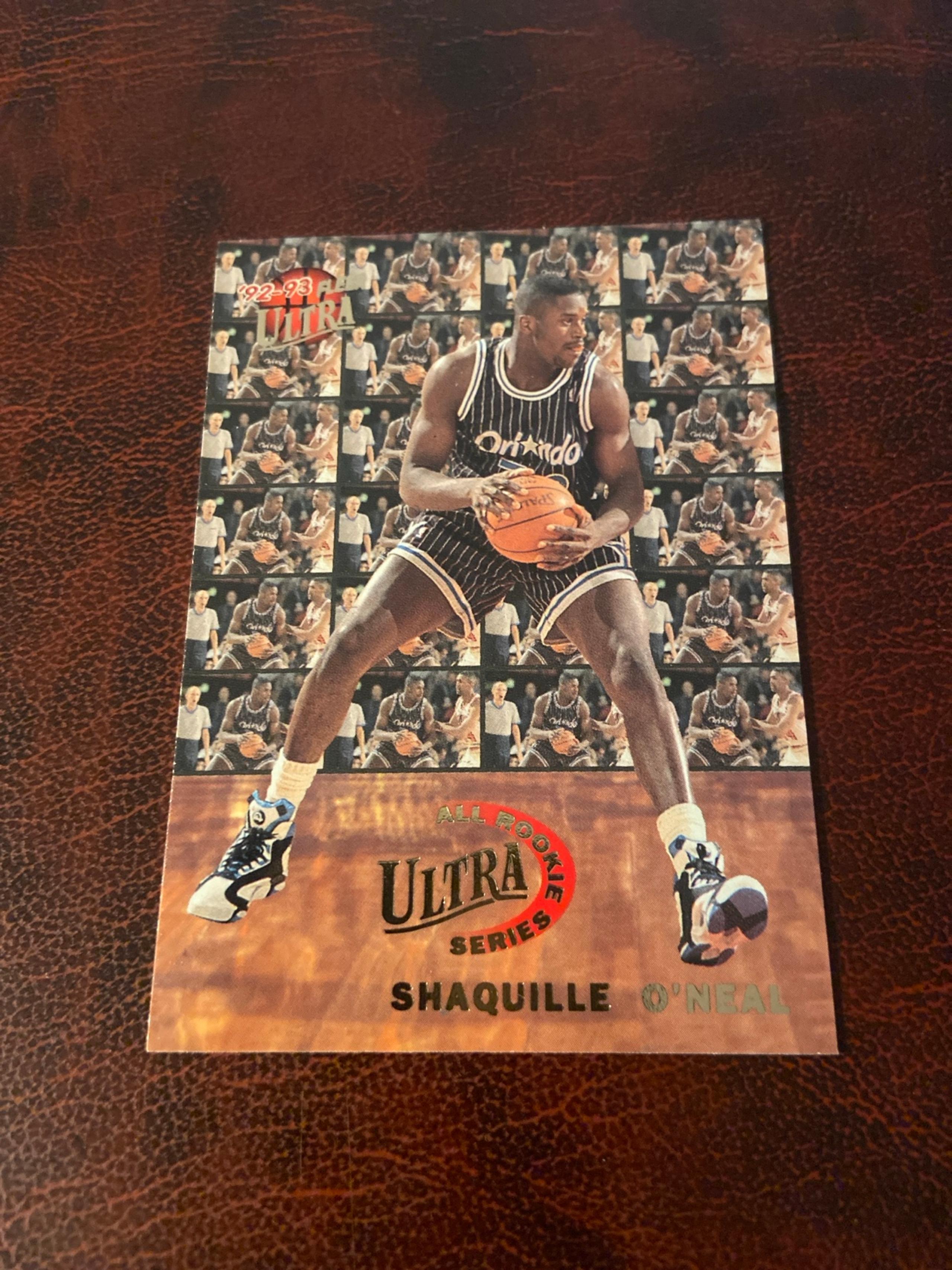 SHAQ SHAQUILLE O'NEAL 1992-93 Fleer Ultra ALL ROOKIE #7 RC ROOKIE LA LAKERS HOF
