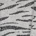2X Zebra Sherpa Pullover Sweater Mock Ne