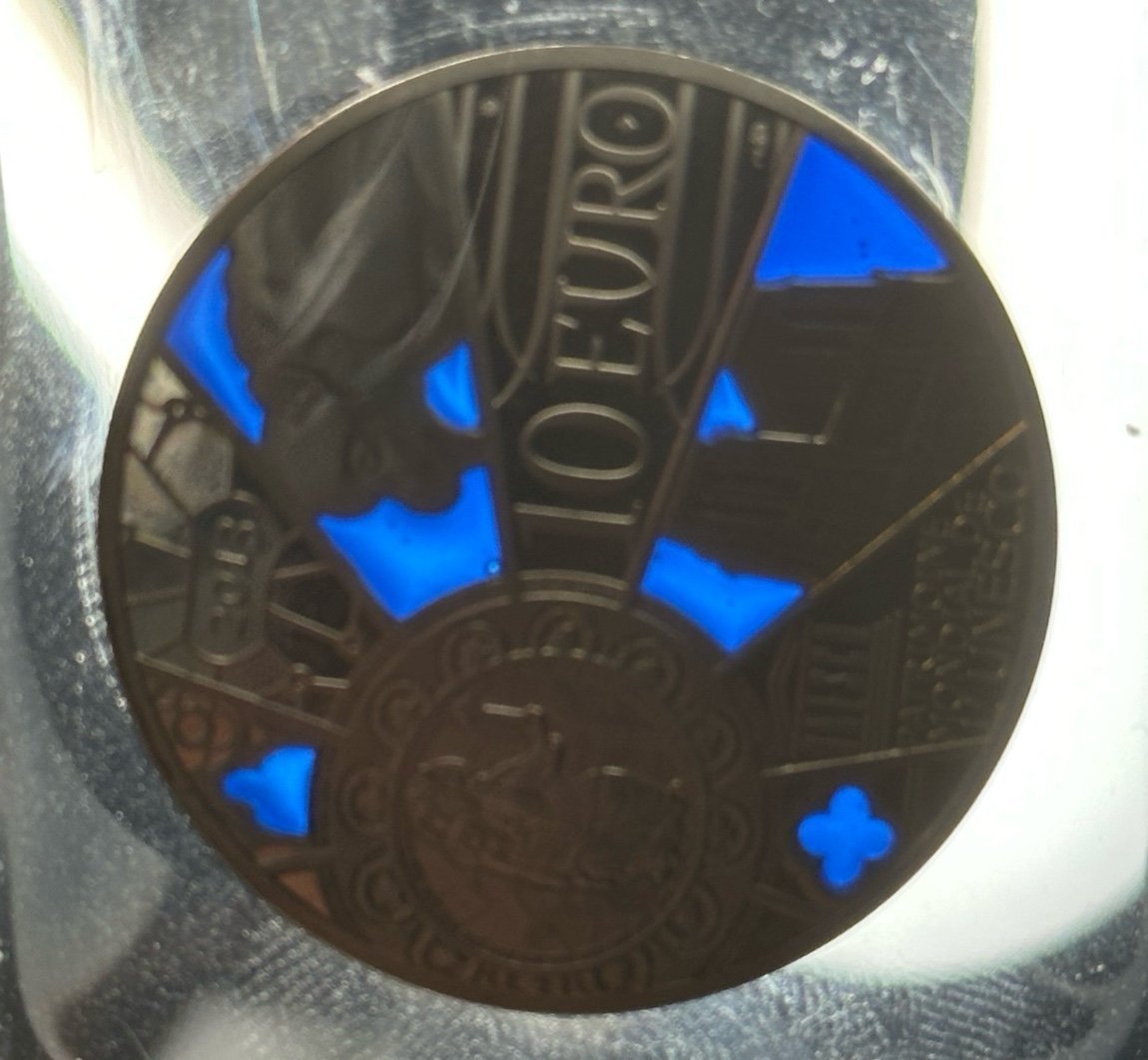 2013 France 10 Euro 850th Anniversary of the Notre-Dame Gargoyle Cathedral