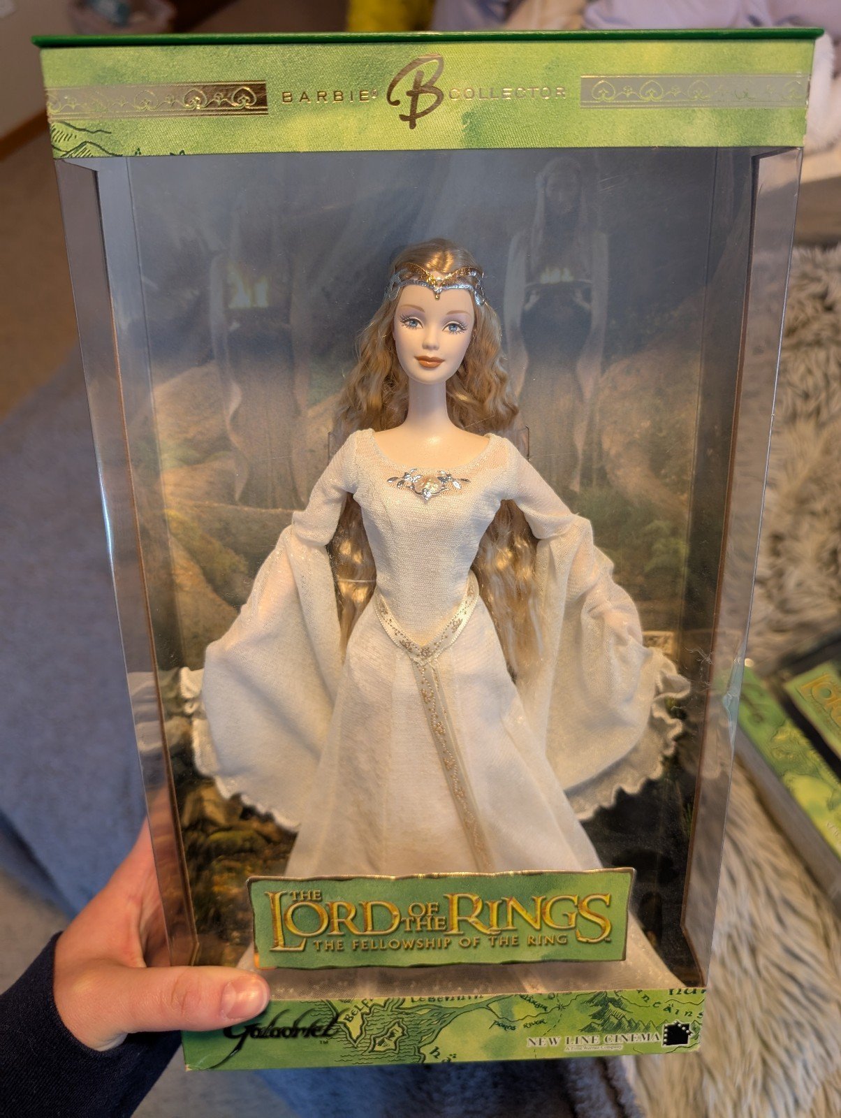 {RARE} BARBIE COLLECTOR - BARBIE AS GALADRIEL IN LOTR *FREE SHIPPING*