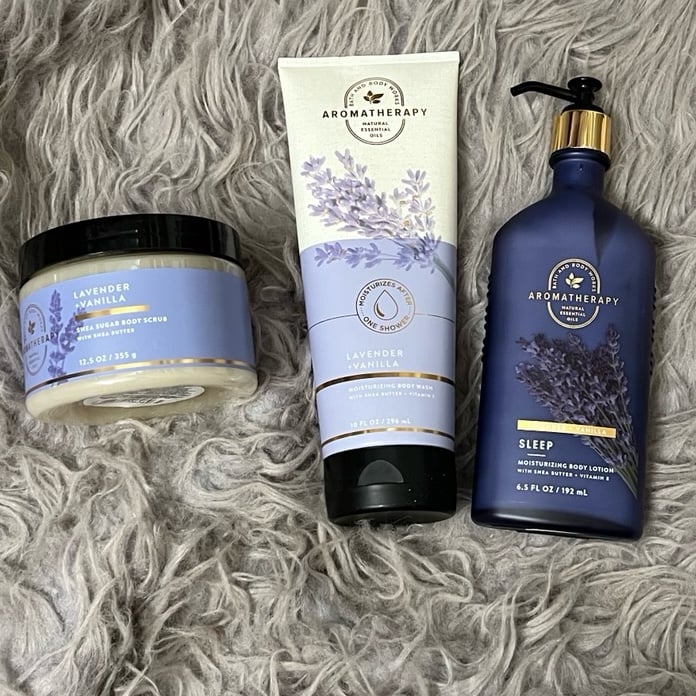 BBW AROMATHERAPY BODY CARE LOT NEW