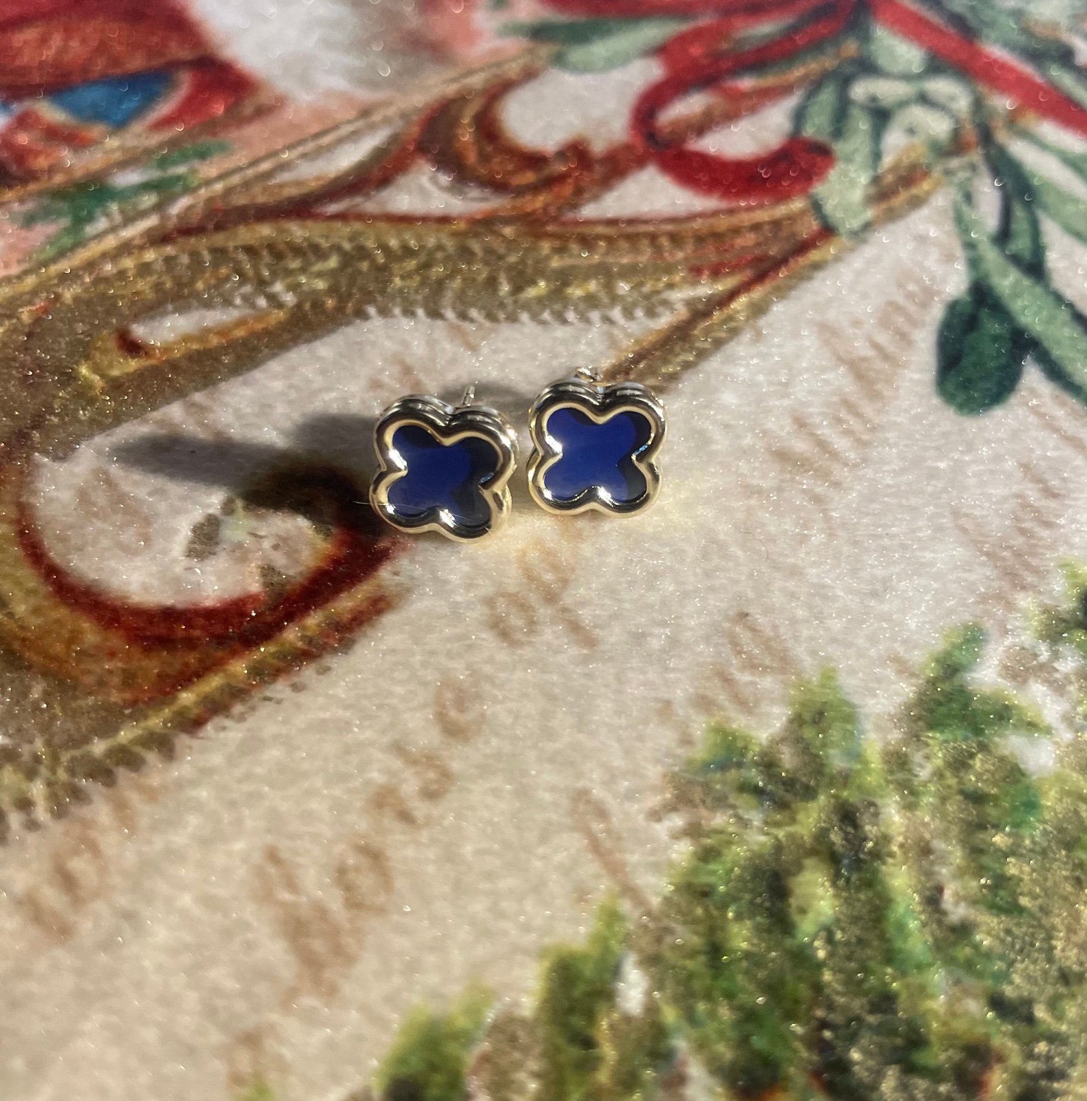 14k solid gold earrings