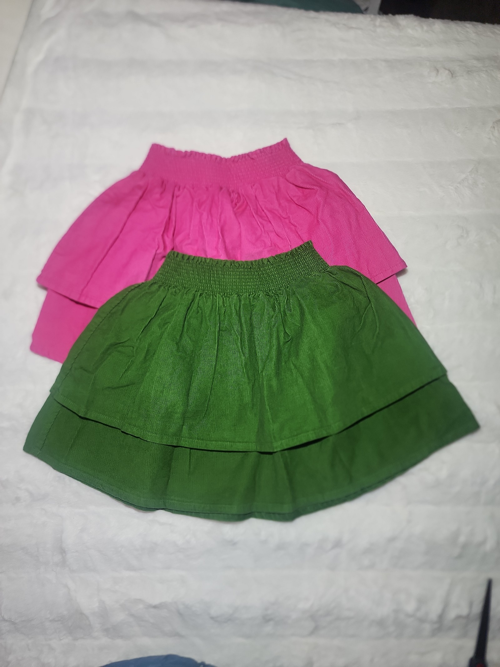 NWOT Mini Boden Cord Skirts, Size 6-7Y