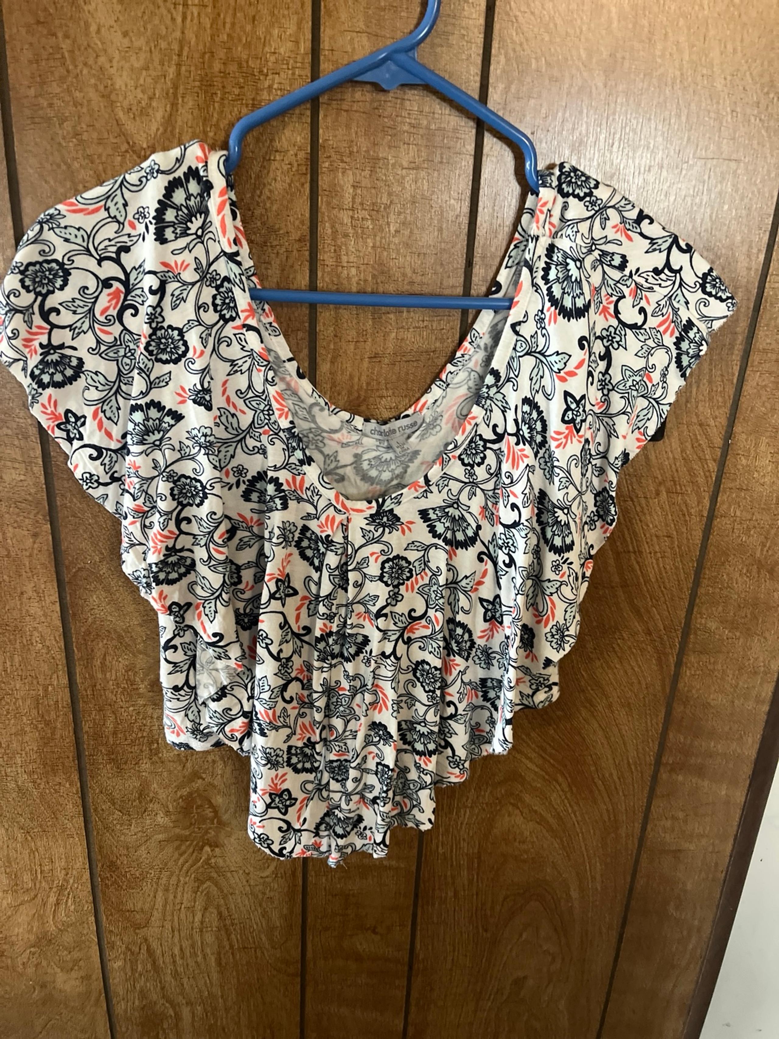 Woman’s Charlotte Russe Floral Halter Top
