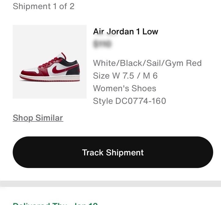 Nike Air Jordan 1 Low Shoes