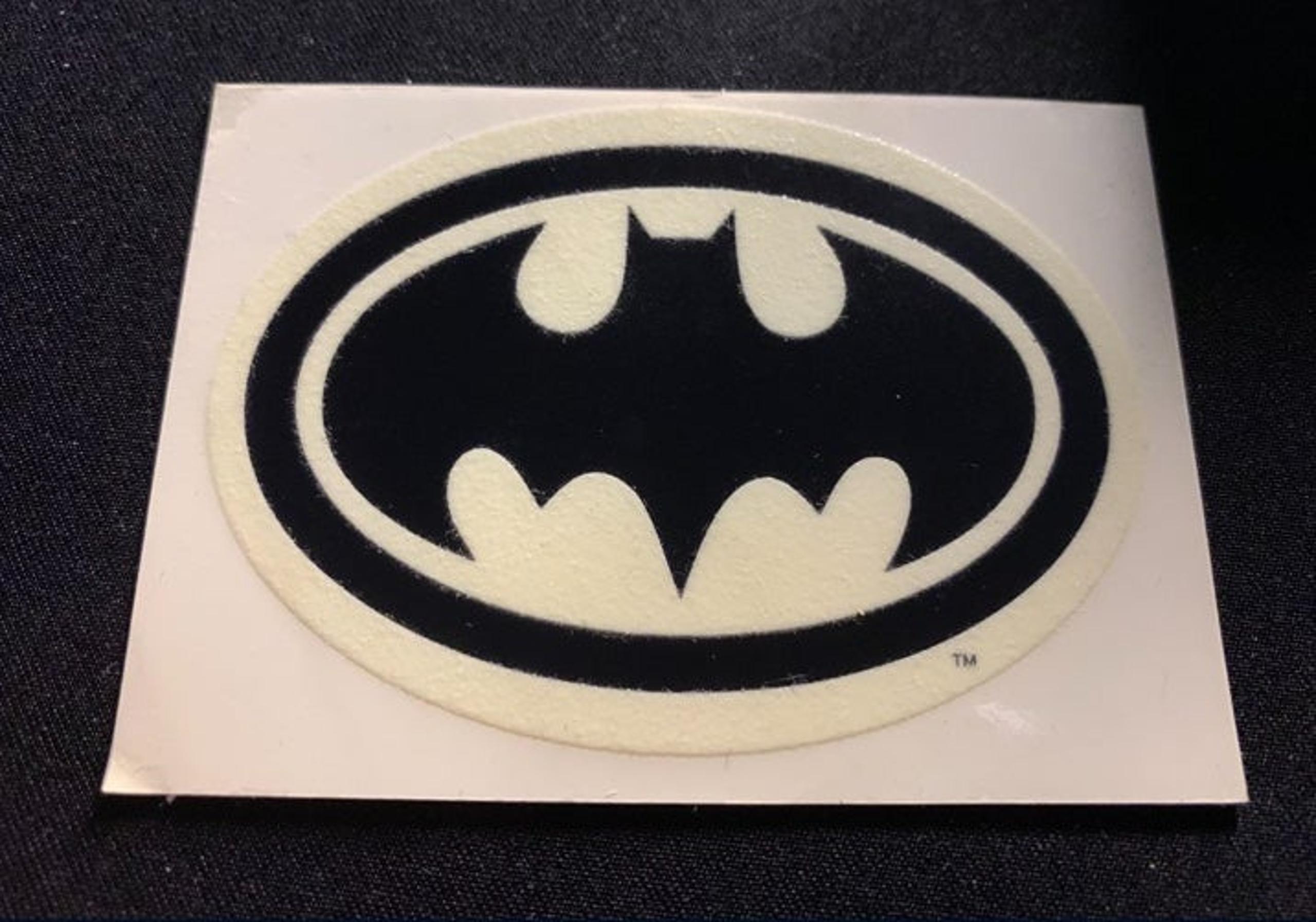 Batman Logo Colorforms Felt Sticker | DC Comics 1992