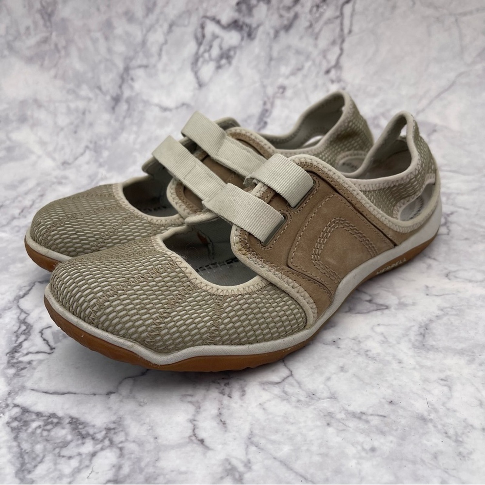 Merrell Shoes, Velcro Straps. Size 7. Good used condition. No Insoles
