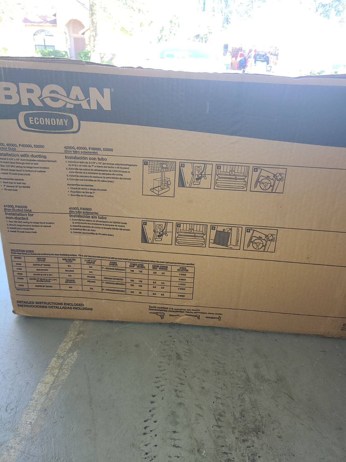 Vent hood (brand new in box never opened