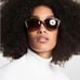 Michael Kors 55mm Cat Eye Sunglasses Alexandria Dark Tortoise/Brown BNWT 1 Left