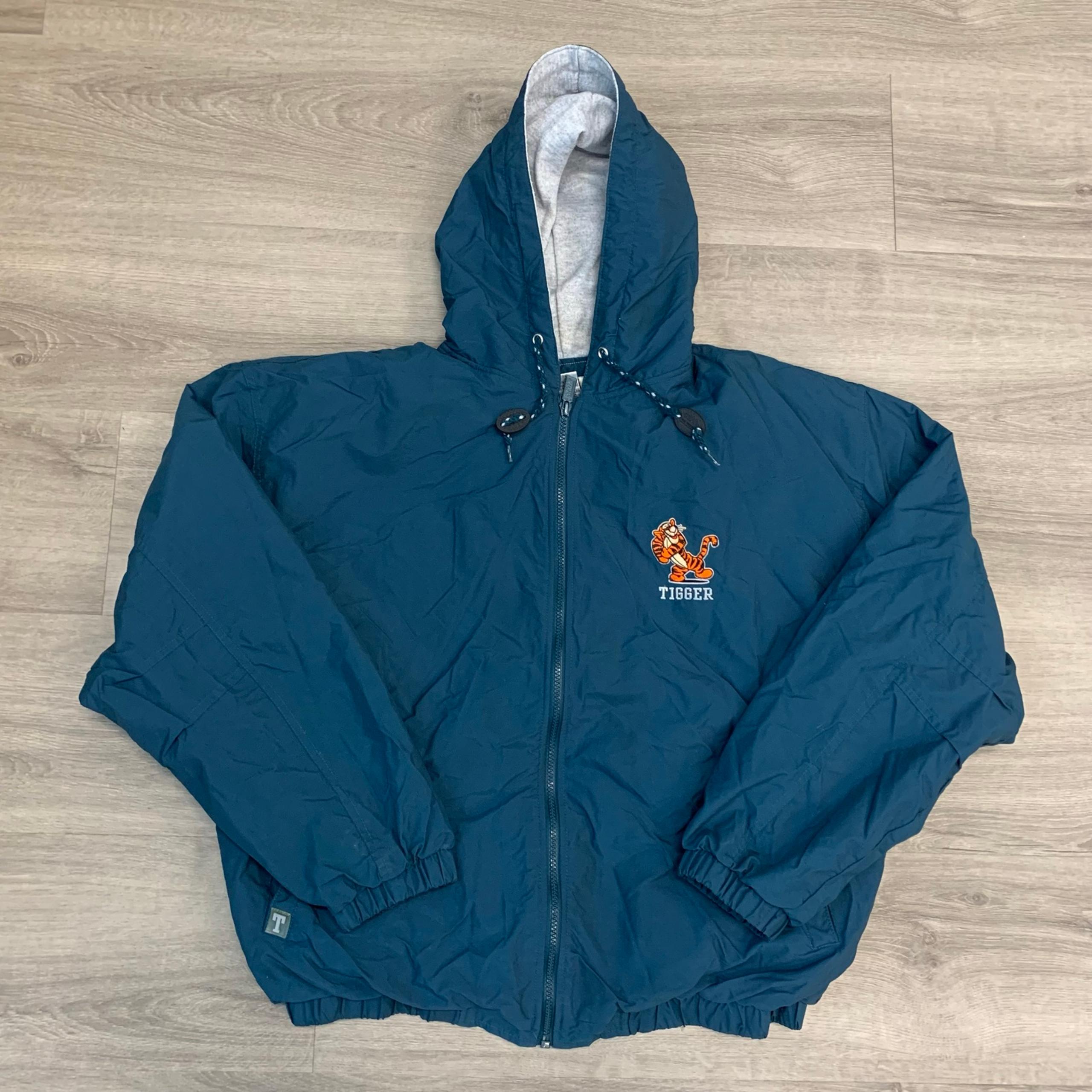 The Disney Store Disneyland Tigger Full Zip Jacket With Hood Men’s Size Large