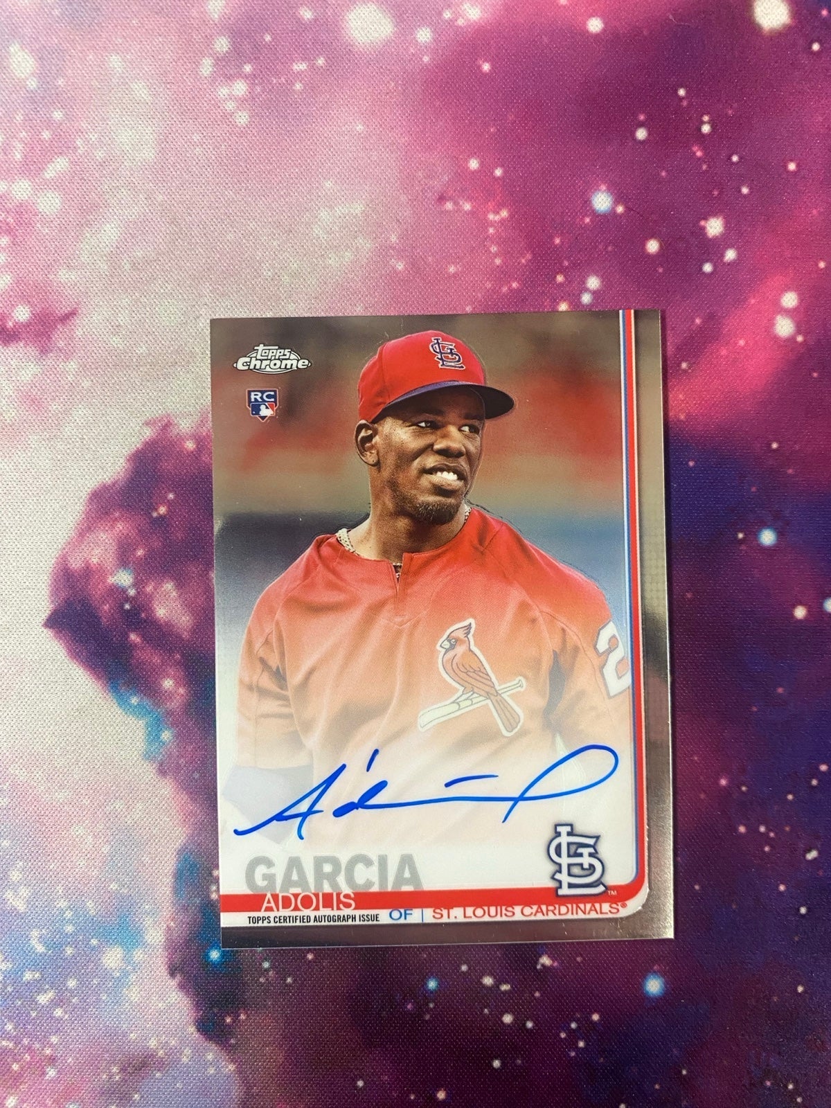 Adolis Garcia autographed card