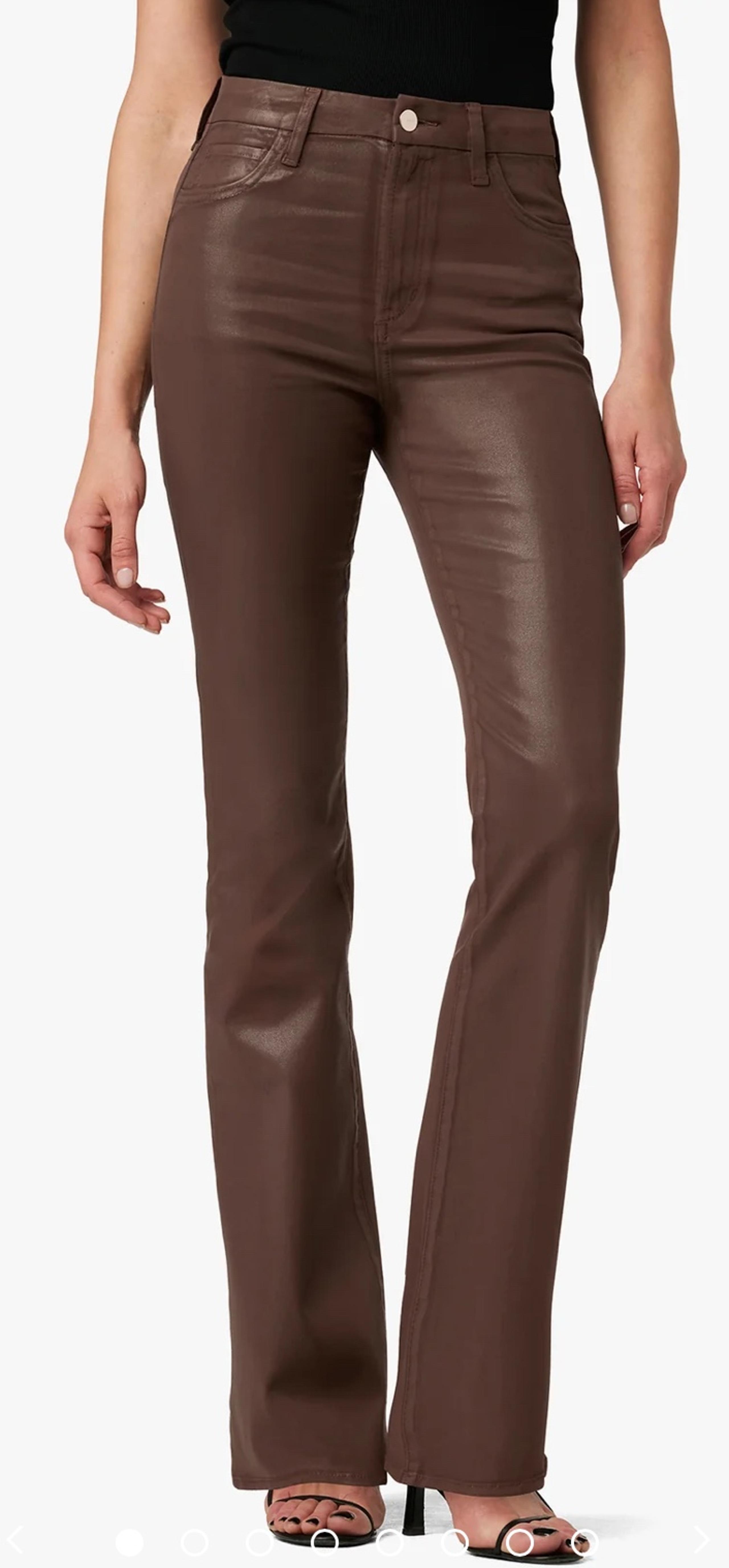 The Hi Honey High Rise Bootcut Coated Jeans in Tiramisu | size 27 - Joe's Jeans