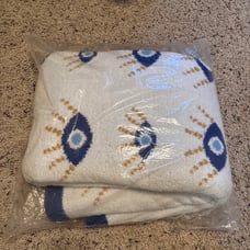 Rachel Zoe evil eye blanket