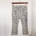 Frame Le Crop The Serpent Snakeskin Print Mini Bootcut Denim Jeans Pants Size 28